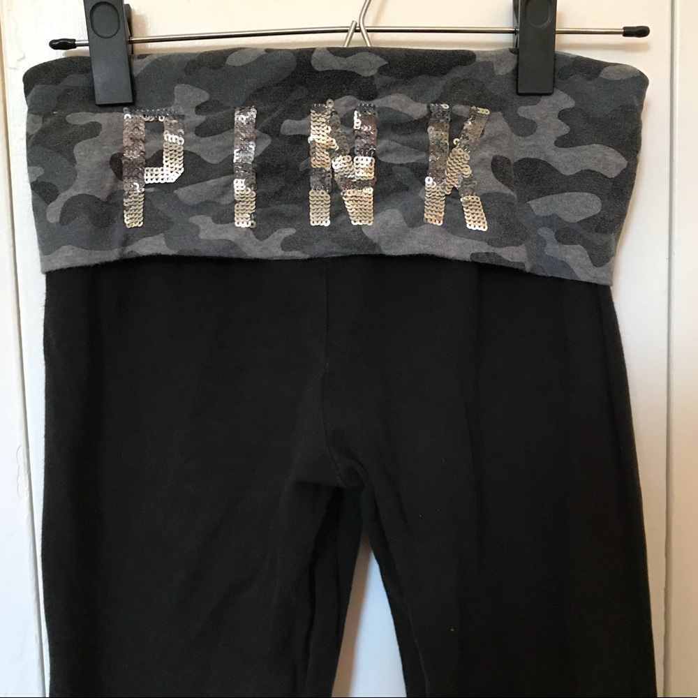 Pink Sequin Yoga Pants✨